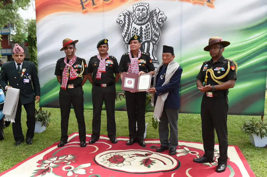 General Dhiraj Seth Honours Indian Army Veterans at Pokhara Rally, Fetes Nine with Yoddha Seva Samman