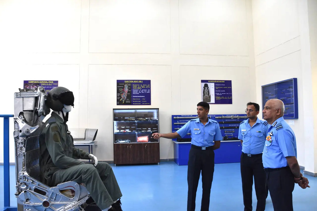 Air Marshal S Shrinivas Conducts Training Review at Air Force Technical College