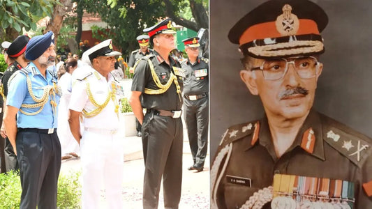 Indian Army Honors Late Chief General V.N. Sharma with Solemn Farewell Ceremony
