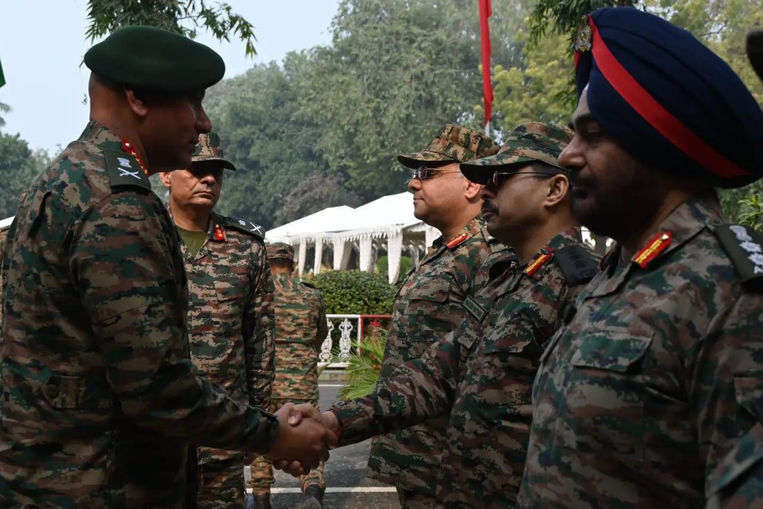Lt Gen Pratik Sharma Assesses Readiness of Red Eagle Division