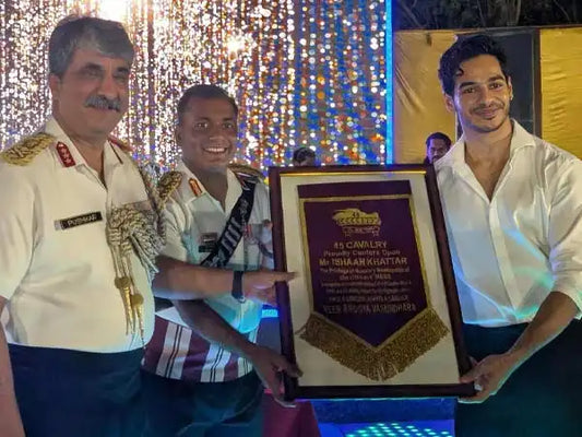 Ishaan Khatter Awarded Honorary Membership by Indian Army's 45 Cavalry Regiment