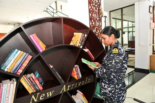 Indian Naval Academy Observes National Reading Day 2026 at Panini Library