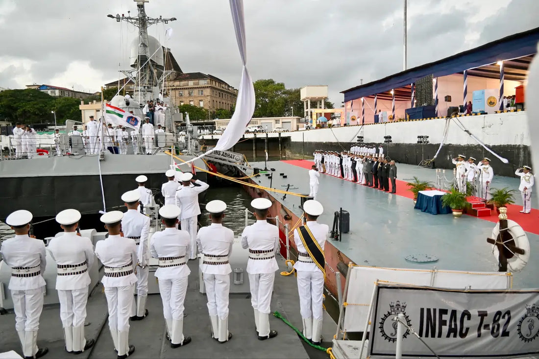Indian Navy Decommissions INS Abhay and IN FAC T-82 after Decades of Distinguished Service