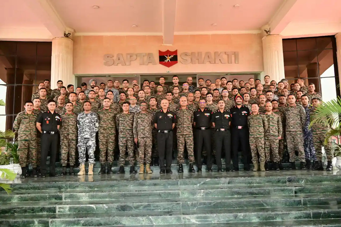 HCC-55 Participants Visit Sapta Shakti Command for Operational Orientation, Meet Lt Gen PS Shekhawat