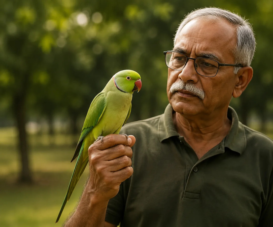 Retired Army Veteran Offers ₹21,000 Reward for Missing Pet Parakeet Gopi in Madhya Pradesh