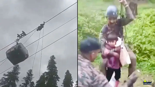 Colonel SS Negi's Heroic 500-Foot Climb: Gulmarg Gondola Rescue Operation