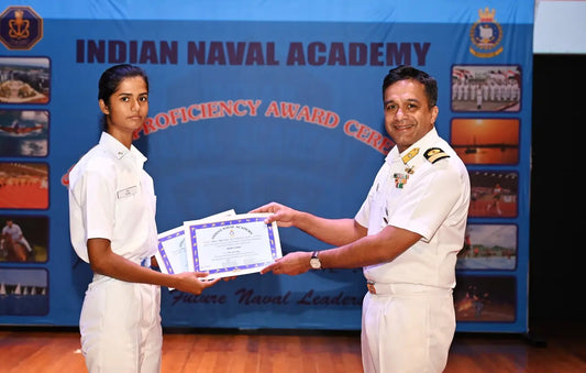 Indian Naval Academy Celebrates Trainees' Sporting Excellence with Proficiency Awards