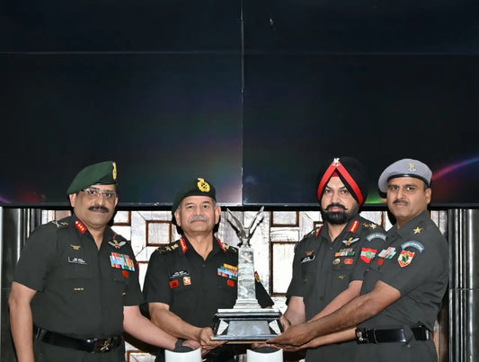 General Dwivedi Awards COAS Flight Safety Trophy to Distinguished Army Aviation Squadrons
