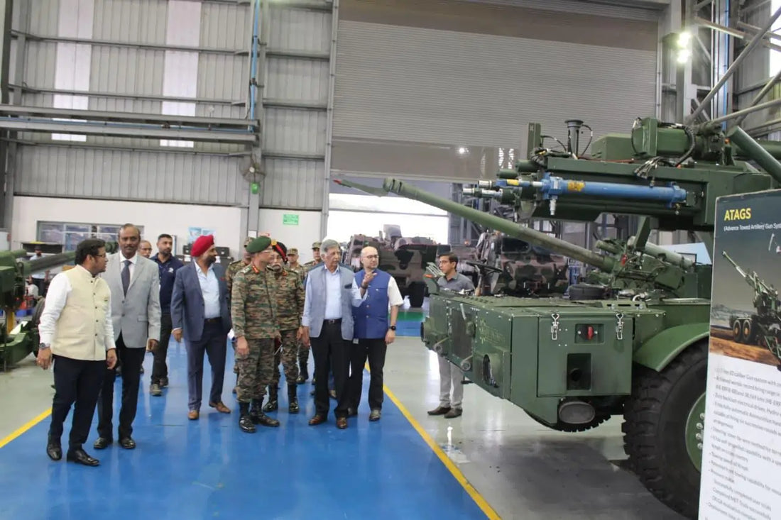 VCOAS Lt Gen Pushpendra Singh Reviews Defence Innovations at L&T and Bharat Forge in Pune