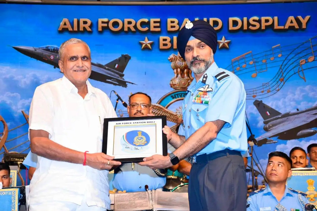 Indian Air Force Band of SWAC Enlivens Bhuj Independence Day Celebrations with Patriotic Concert