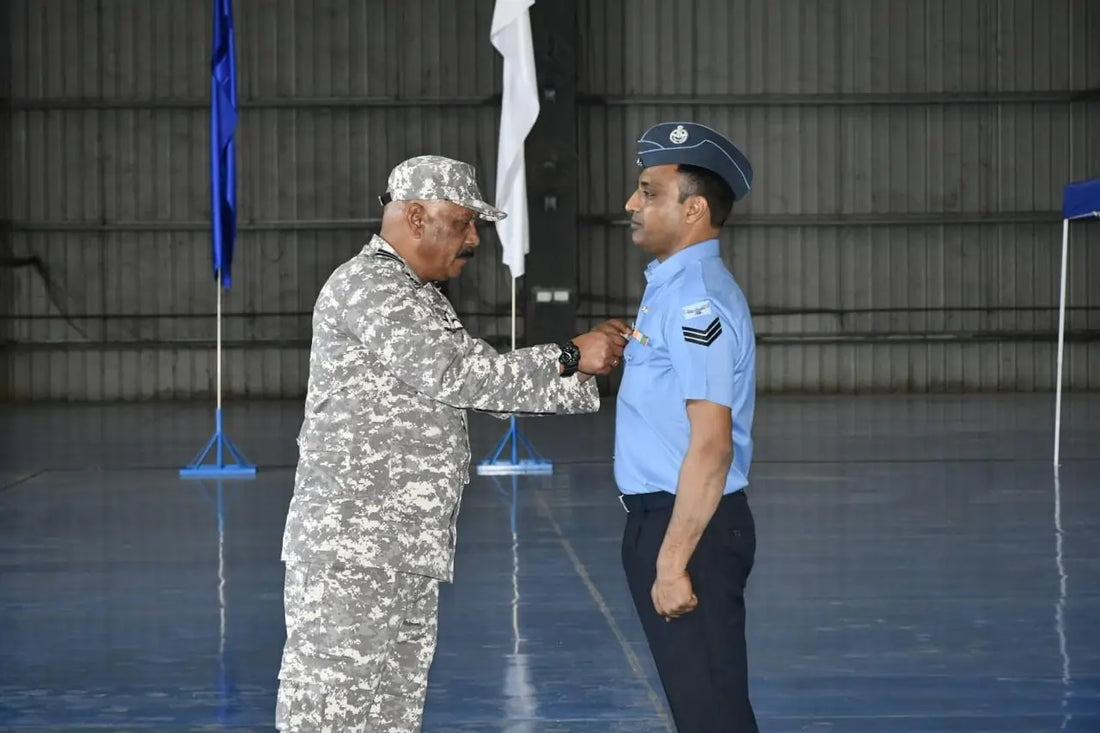 Air Marshal Jeetendra Mishra Assesses Combat Preparedness at Key Air Force Station