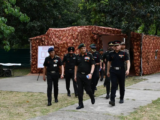 Major General Amaresh Gunjan Evaluates Golden Key Division's Combat Medical Readiness