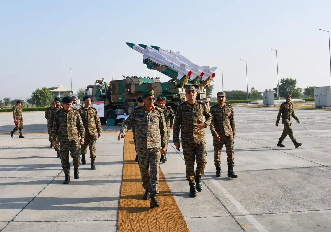 Lt Gen Sumer Ivan D'Cunha Assesses Operational Preparedness of Army Air Defence Regiment at Bathinda