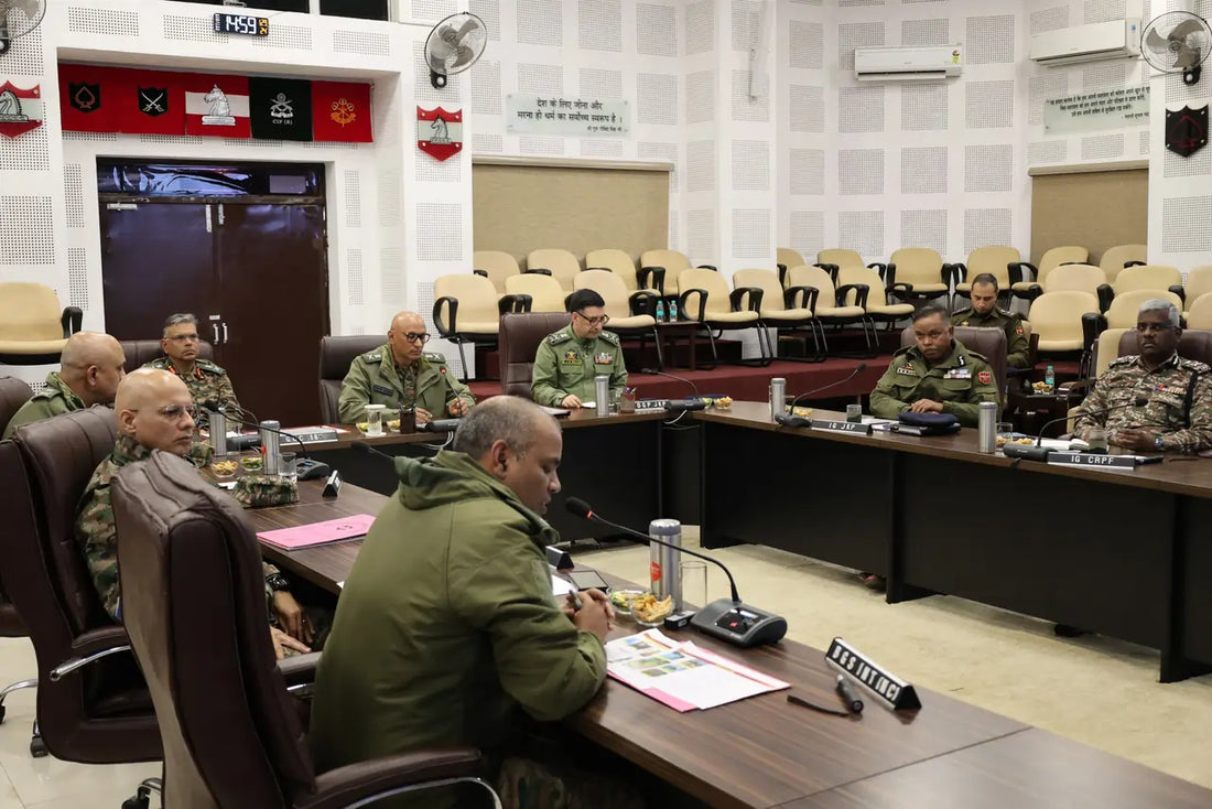 High-Level Security Review Conducted by Lt Gen Pratik Sharma at Nagrota