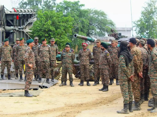Lt Gen Amit Kabthiyal Reviews Operational Readiness of Vajra Corps’ Double Victory Sappers