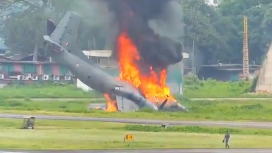 Video Emerges of IAF AN-32 Crash in Assam: Five Lives Lost