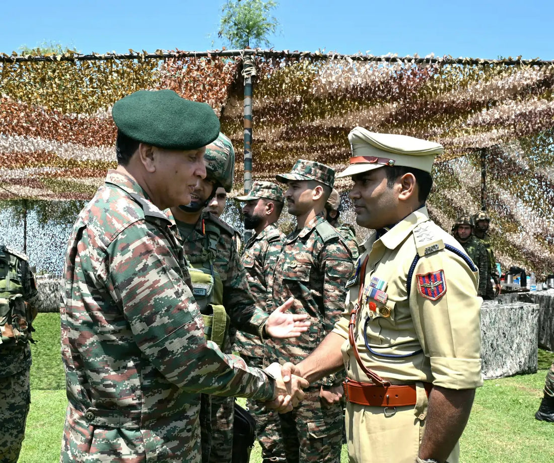 General Dhiraj Seth Assesses Security and Preparedness Along LoC in Key Sectors