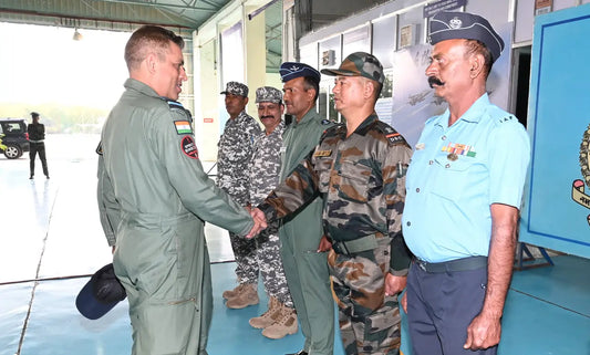 Air Marshal Nagesh Kapoor Reviews Cybersecurity and Progress at Air Force Station Bhuj