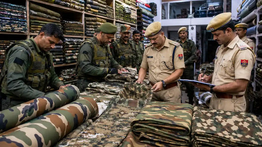 Indian Army and Rajasthan Police Uncover 1,000 Metres of Counterfeit Combat Fabric in Sriganganagar Operation