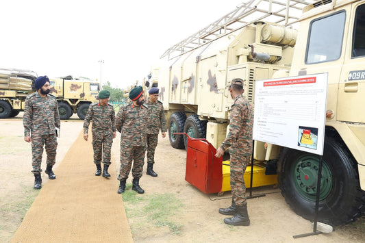 Major General APS Chahal Assesses Agnibaaz Division's Modernization and Operational Excellence