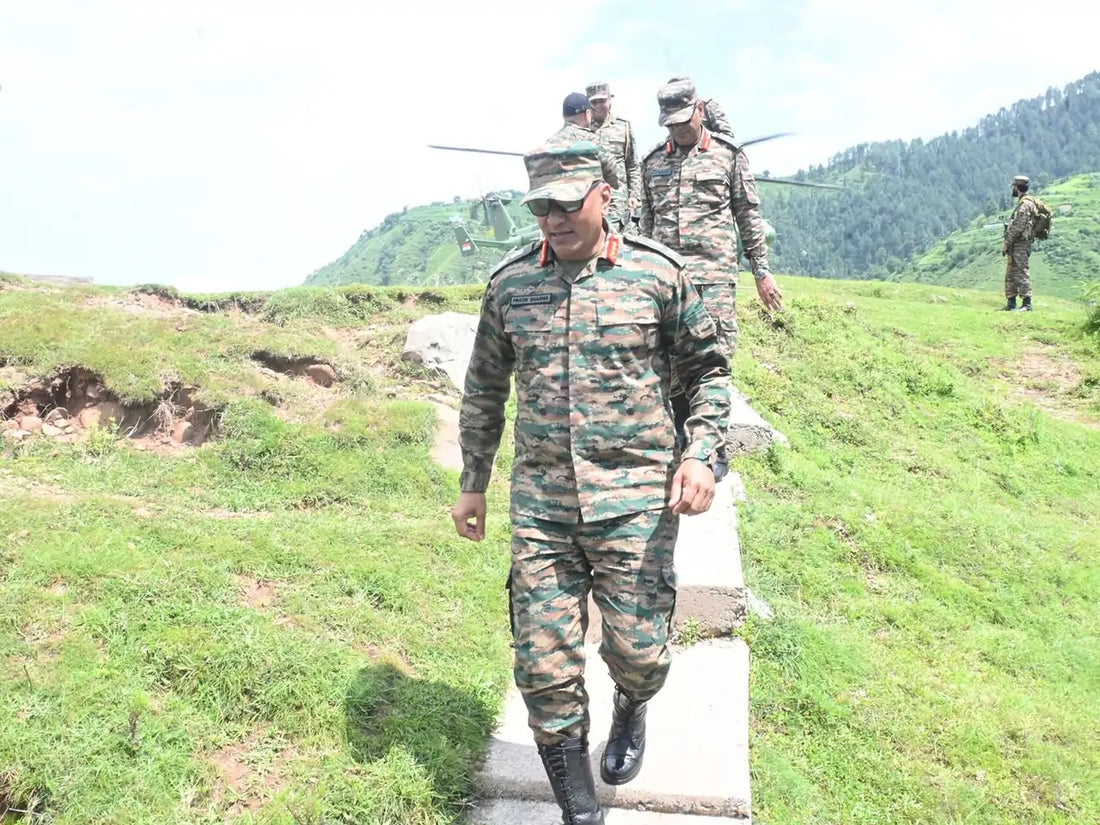 Lt Gen Pratik Sharma Assesses Security and Operational Readiness in Basantgarh