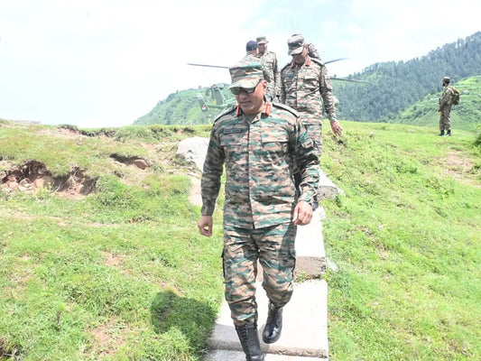 Lt Gen Pratik Sharma Assesses Security and Operational Readiness in Basantgarh