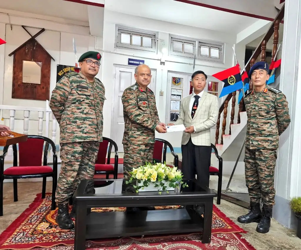 NCC Cadet N. Mensham Konyak from Nagaland Achieves AIR-66 in NCC Special Entry; Prepares for OTA Chennai