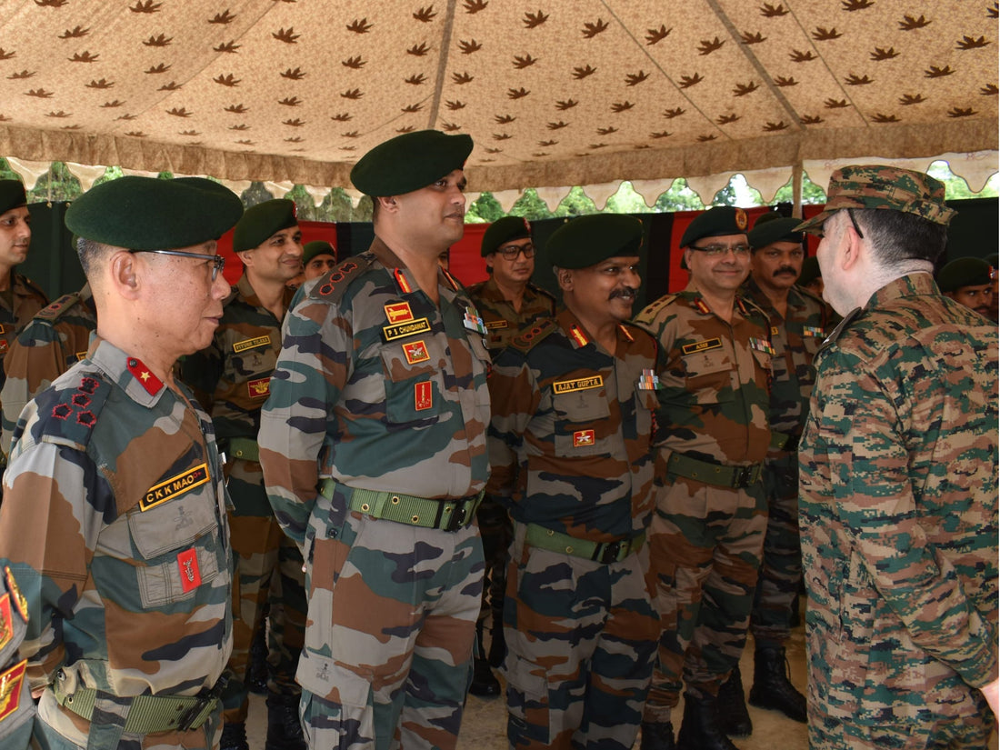 Lt General Abhijit S Pendharkar Assesses Assam Rifles' Readiness and Morale in Silchar
