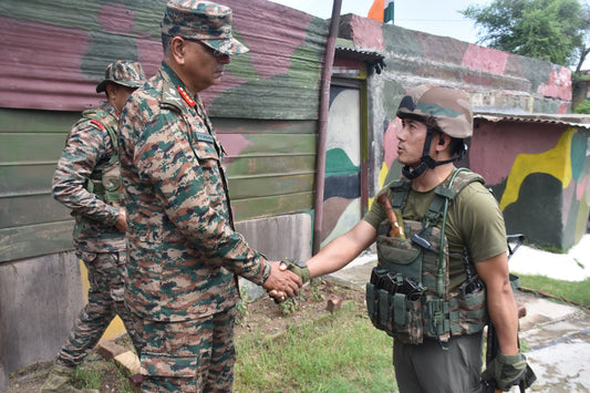 Lt Gen Mishra Evaluates Operational Readiness at Kalidhar Brigade