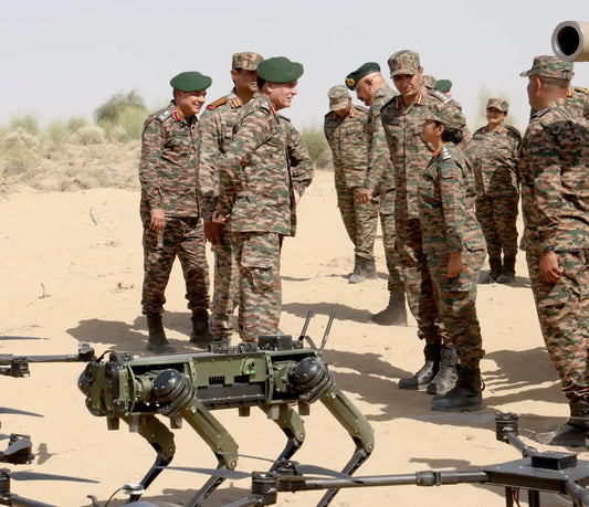 Lt Gen Dhiraj Seth Assesses Operational Readiness of Sudarshan Chakra Corps and Shahbaaz Division in Exercise MaruJwala