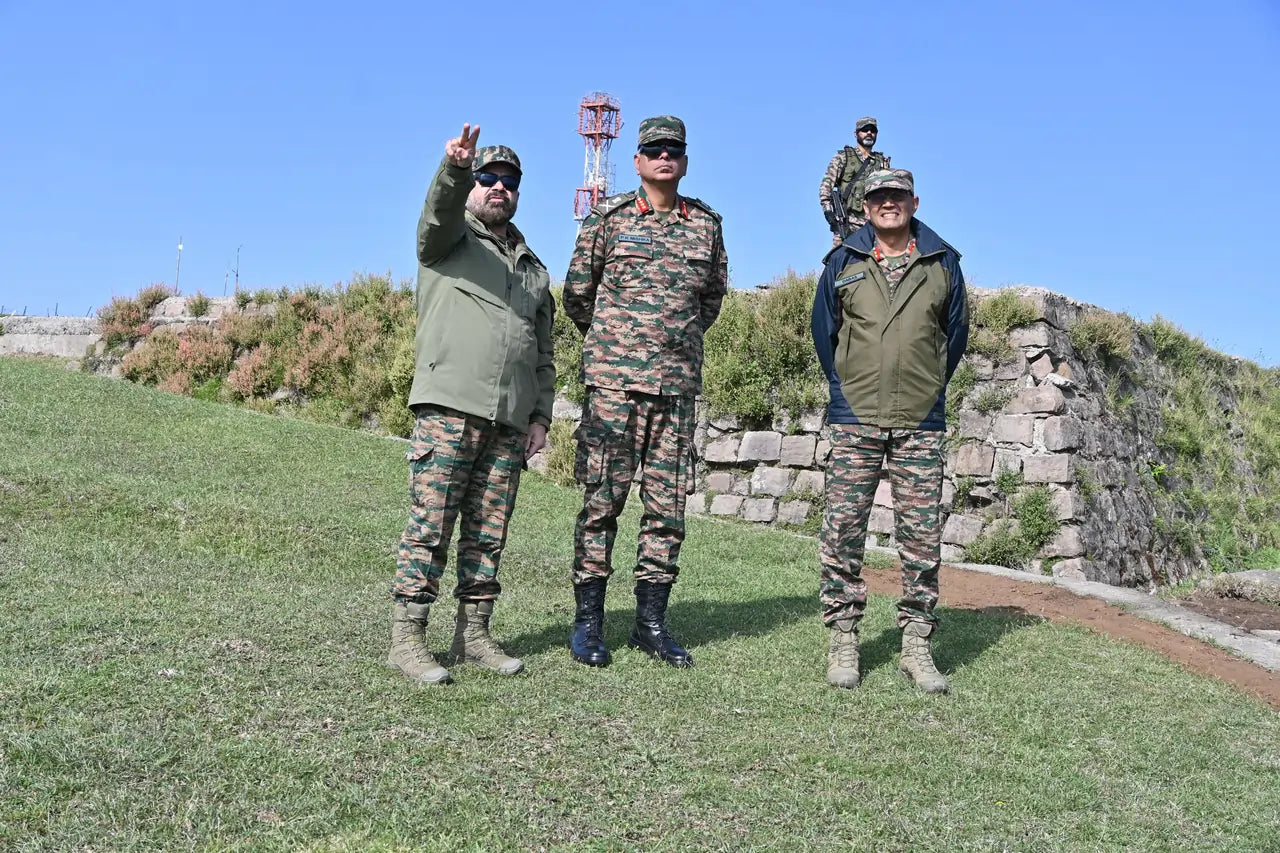 Lt Gen Mishra Assesses Security and Operational Readiness in Basantgarh ...