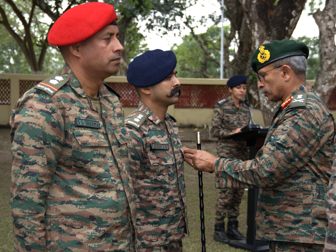 Lt Gen RC Tiwari Assesses Troop Readiness and Dedicates New Formation Sign at Trinity Military Station