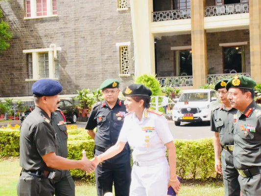 DGAFMS Surgeon Vice Admiral Arti Sarin Bids Farewell at AFMC Pune, Unveils Book and Indigenous Digital Stethoscope
