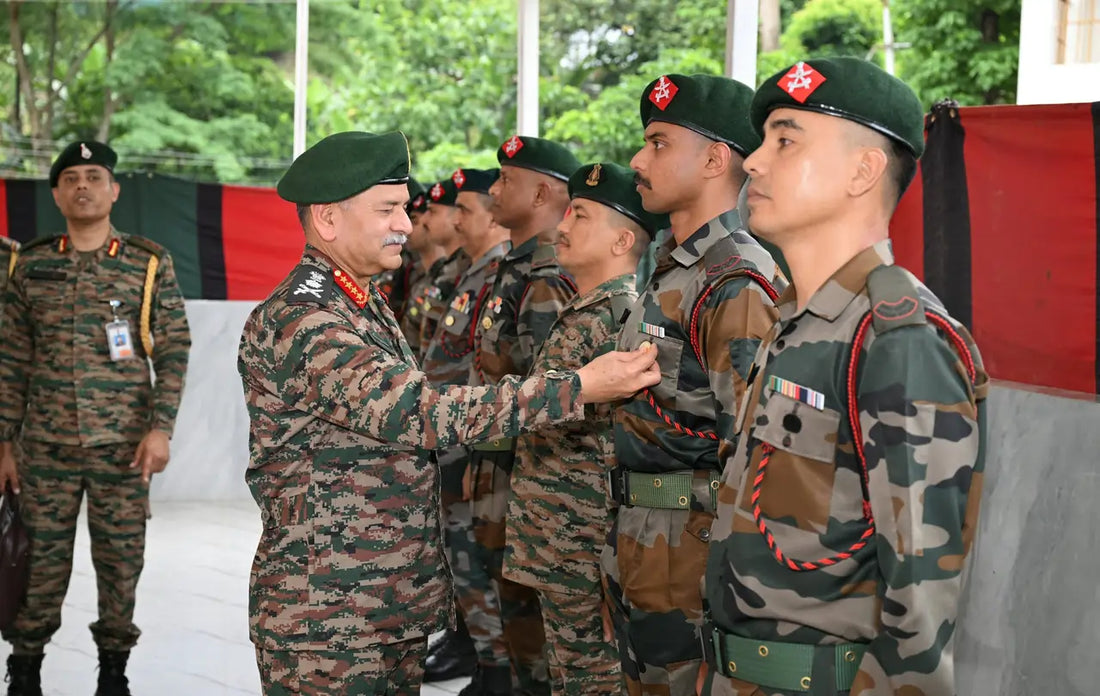 General Upendra Dwivedi Evaluates Readiness and Cooperation at Assam Rifles HQ in North-East