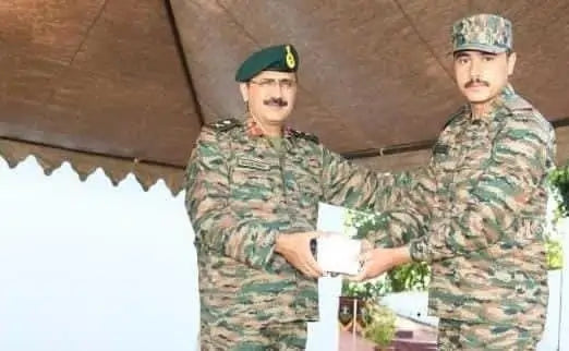 Lt Gurbhej Singh Recognized as Best in Unconventional Tactics at CIJWS Vairengte Course Completion