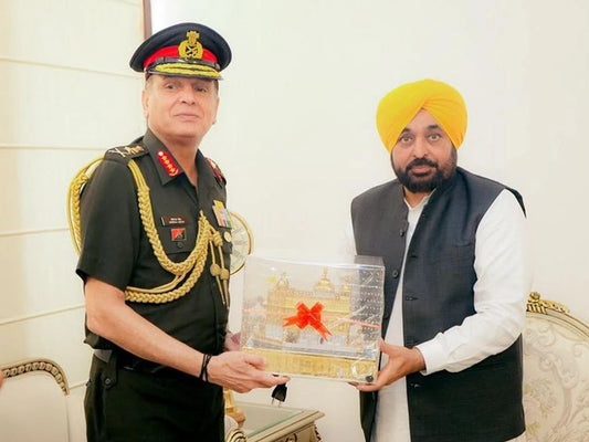 Bhagwant Mann Seeks Army Chief’s Help to Boost Punjab’s Anti-Drone Border Surveillance