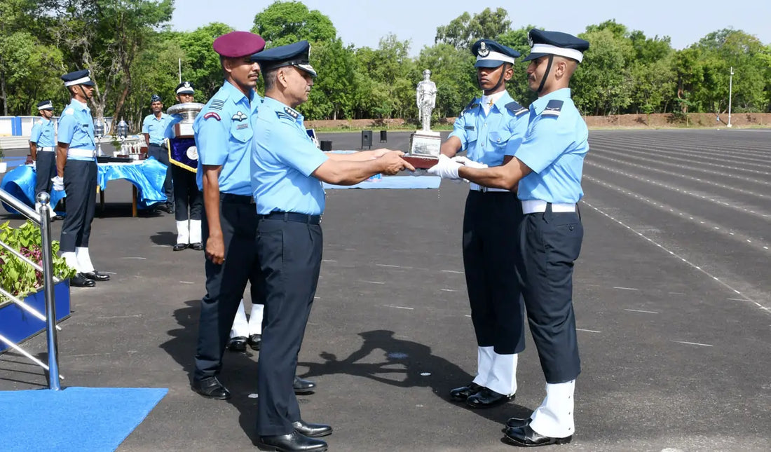 Desa Squadron Wins Commandant’s Banner: Flight Cadet Vatan Dhindsa Honored at Air Force Academy Ceremony