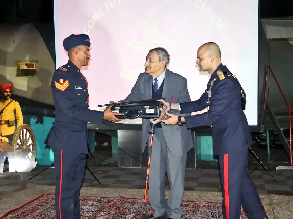 Artillery Officer Cadets Honored Before Commissioning Parade at IMA in December 2025