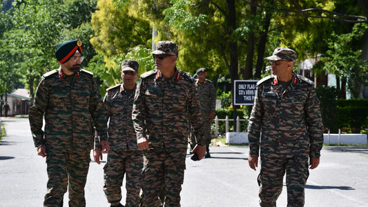 Lt Gen Prasanna Kishore Mishra Conducts Security Assessment in Chanderkote, Stresses Enhanced Vigilance