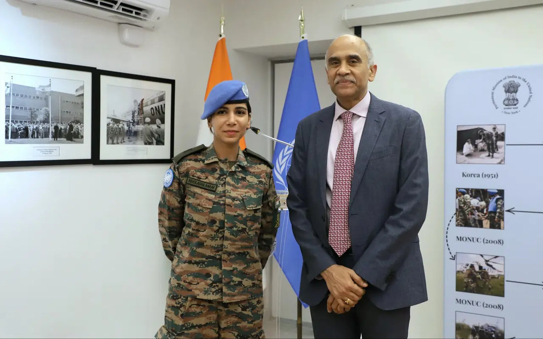 Indian Officer Major Abhilasha Barak Honored at India House Following UN Gender Advocate Award