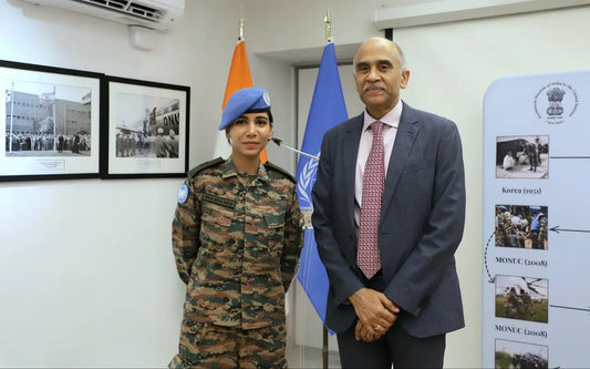 Indian Officer Major Abhilasha Barak Honored at India House Following UN Gender Advocate Award
