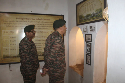Maj Gen Giriraj Singh Reviews Medical Facilities, Patient Care at Military Hospital Prayagraj