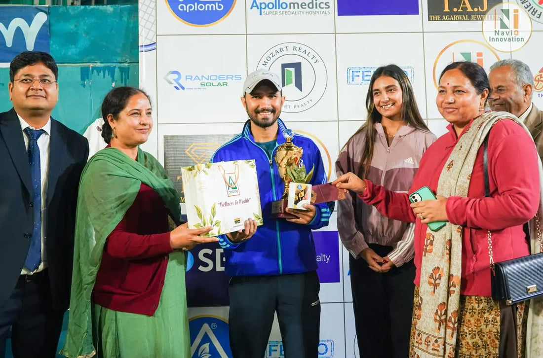 Major Nirbhay Singh Soin Triumphs in 2025 Friends Cup Winter Edition Tennis Tournament