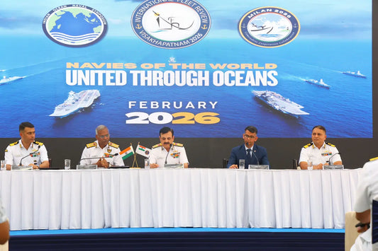 Visakhapatnam to Host Historic Naval Convergence: International Fleet Review, MILAN 2026, and IONS Conclave