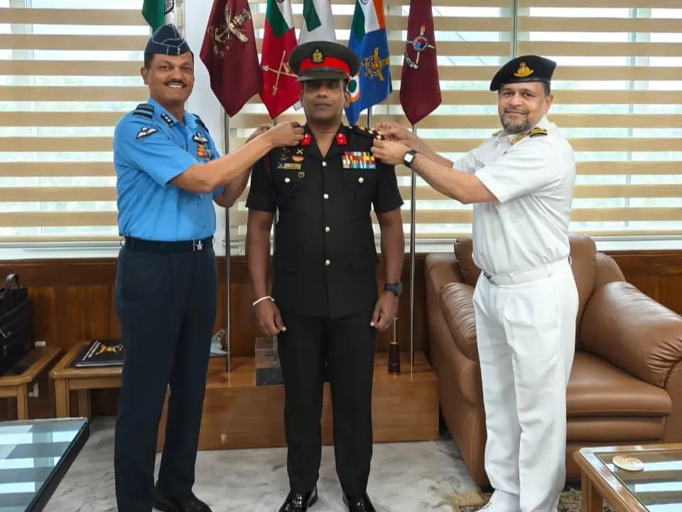 Brigadier Promotion for Sri Lankan Officer Kaluaggala at India's College of Defence Management