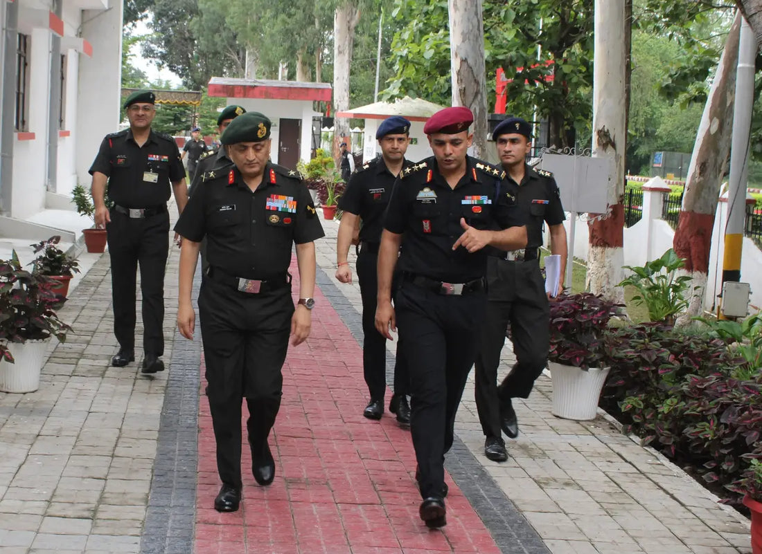 Major General Amaresh Gunjan Evaluates Operational Readiness and Indigenous Drone Capabilities of Golden Key Division