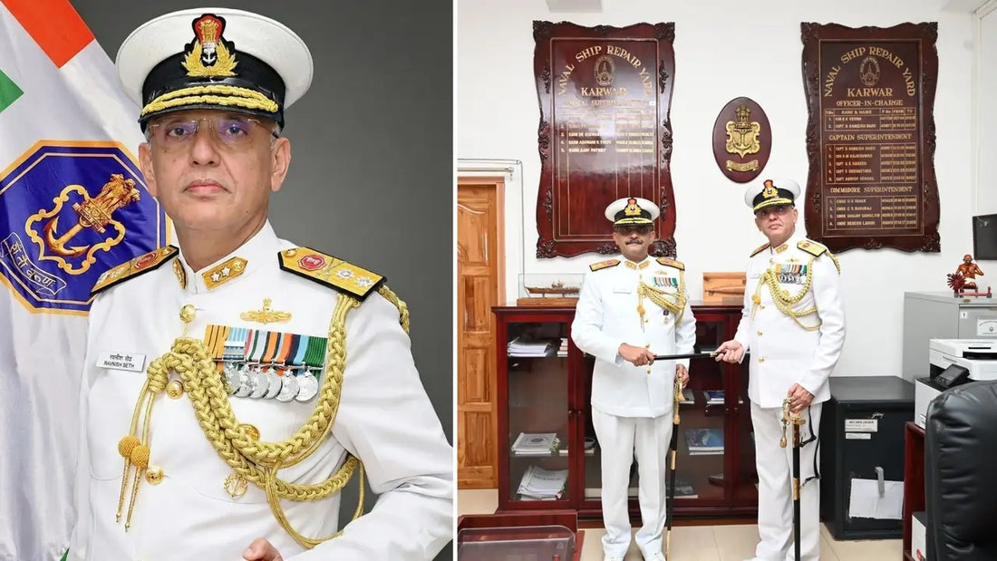 Rear Admiral Ravnish Seth Takes Command as Head of Naval Ship Repair Yard, Karwar
