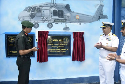 Lt Gen Dinesh Singh Rana Unveils 'Nanda Hall' Honoring Admiral SM Nanda’s 1971 Naval Achievements