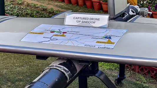 Indian Army Exhibits Turkish-Origin Kamikaze Drone Downed During Operation Sindoor