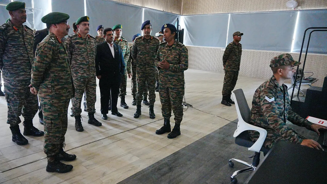 Lt Gen Vijay B Nair Reviews Training and Logistics Enhancements at Udhampur's ADAPT and DIFIH